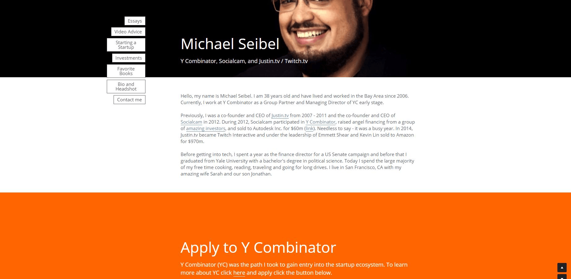 ブログサイトの例 ブログサイトの例